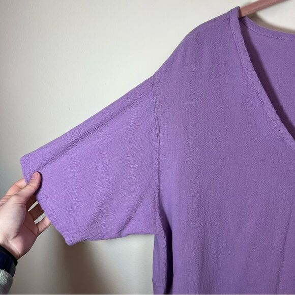 Oh My Gauze Women’s Purple Ruffle Dress 2 - Picture 3 of 12